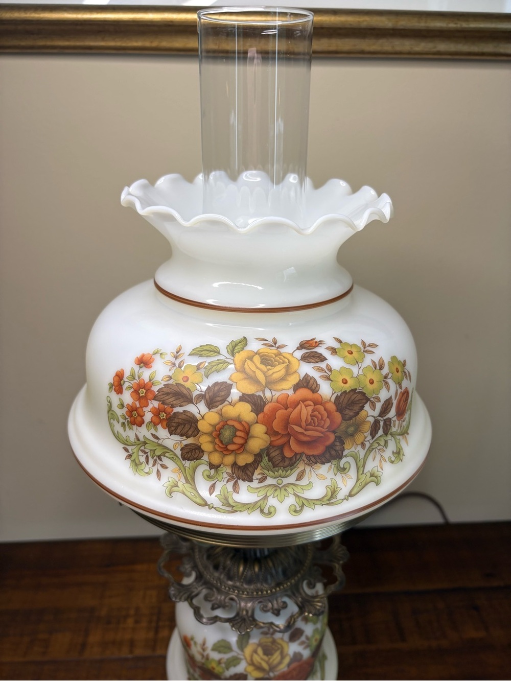 Sale🔥🔥🔥🔥Vintage Quoizel Hurricane Lamp - Picture 2 of 10
